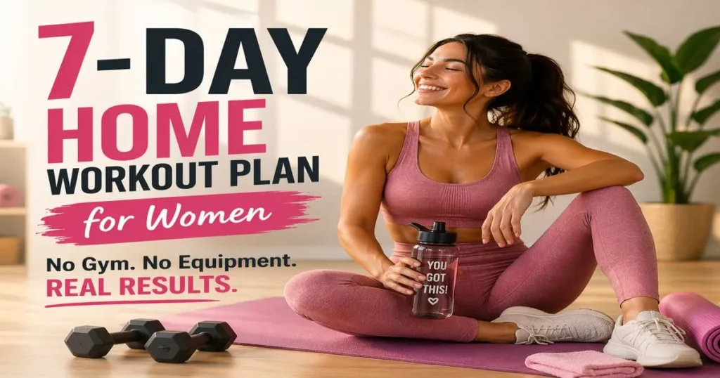 7-Day Home Workout Plan for Women