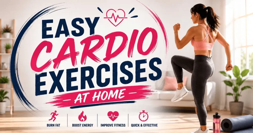 10 Easy Cardio Exercises at Home for Beginners to Burn Fat Fast