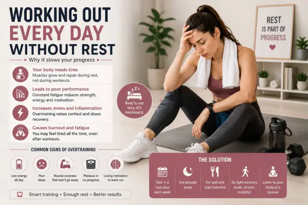 Working Out Every Day Without Rest