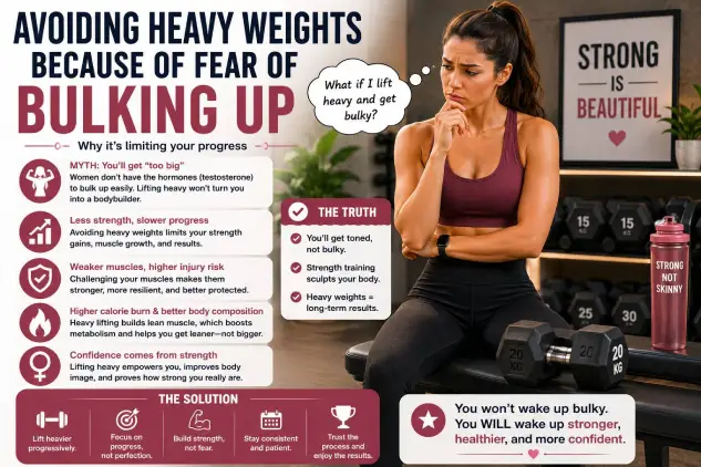 Avoiding Heavy Weights Because of Fear of Bulking Up