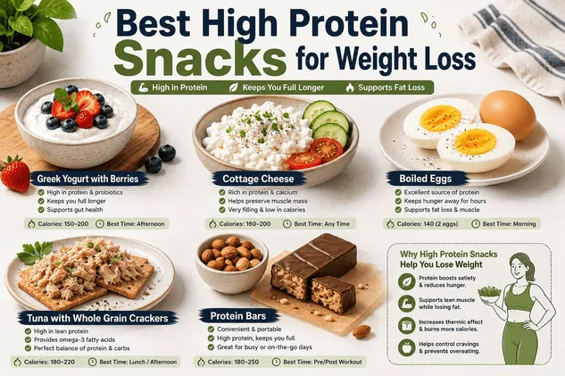 Best High Protein Snacks for Weight Loss