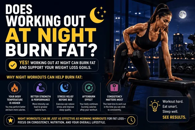 Does Working Out at Night Burn Fat