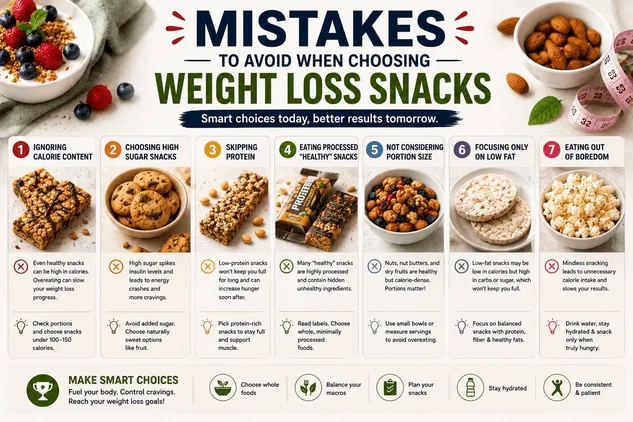 Mistakes to Avoid When Choosing Weight Loss Snacks