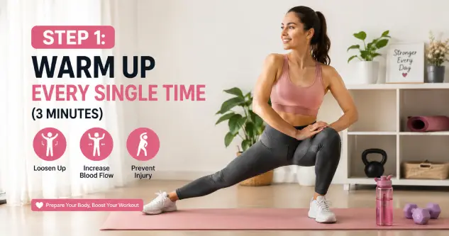 Step 1: Warm Up Every Single Time (3 Minutes)