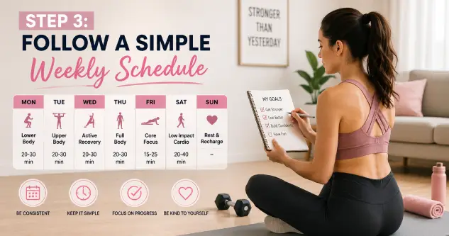 Step 3: Follow a Simple Weekly Schedule