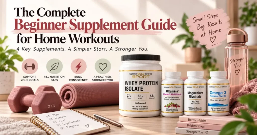 The Complete Beginner Supplement Guide for Home Workouts